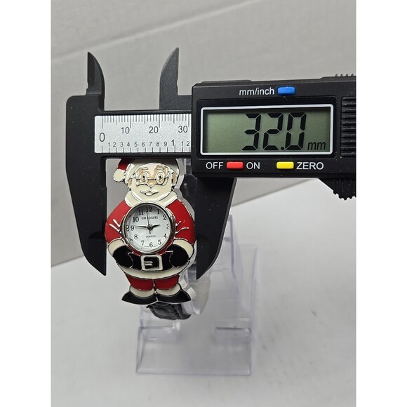 Kim Rogers Santa Claus Christmas Watch Quartz New Battery Womens Novelty Holiday - Picture 5 of 12